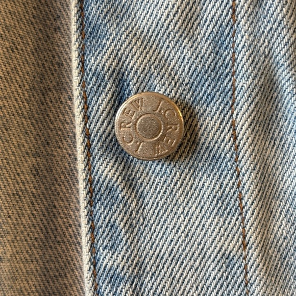 J.Crew Size Medium Light Denim Jean Jacket 100% Cotton Made USA Womens Vintage - Picture 5 of 5